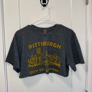 Pittsburgh Crop Top - Size M
